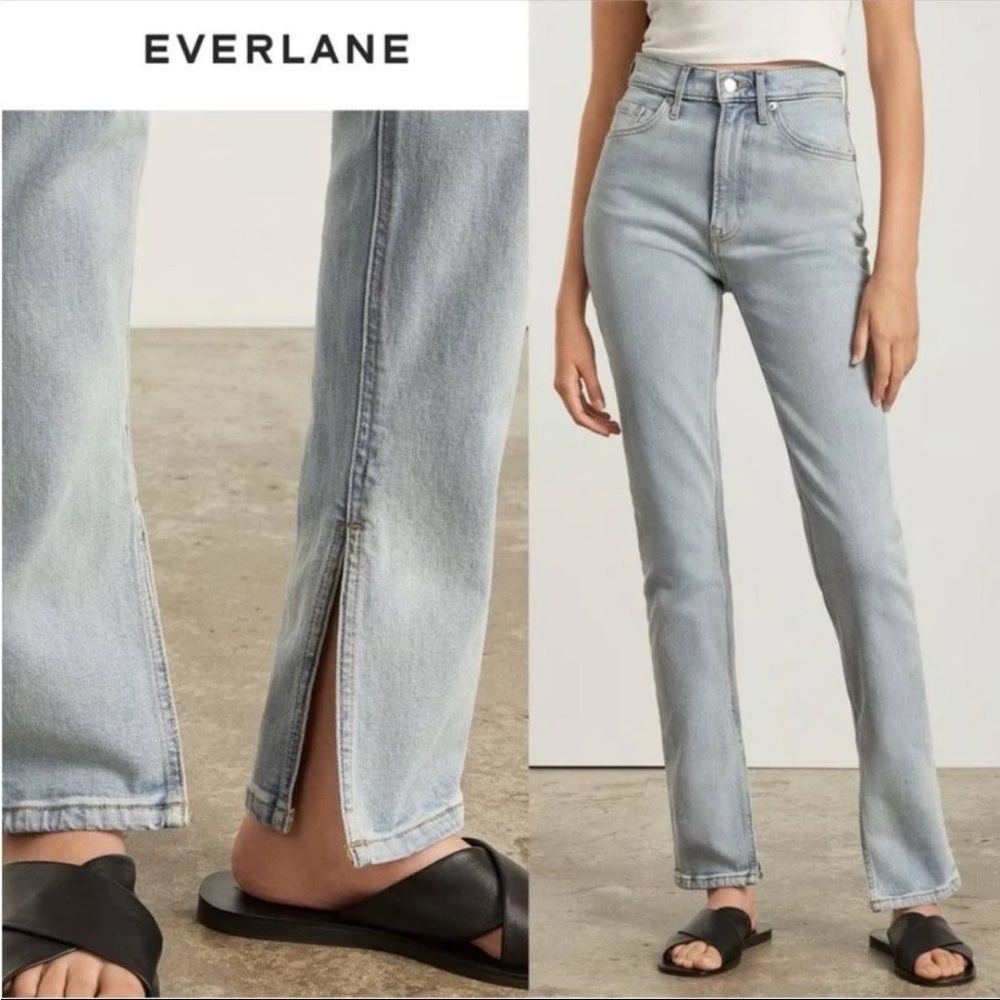 Everlane Women's Sky Blue Straight Leg Jeans